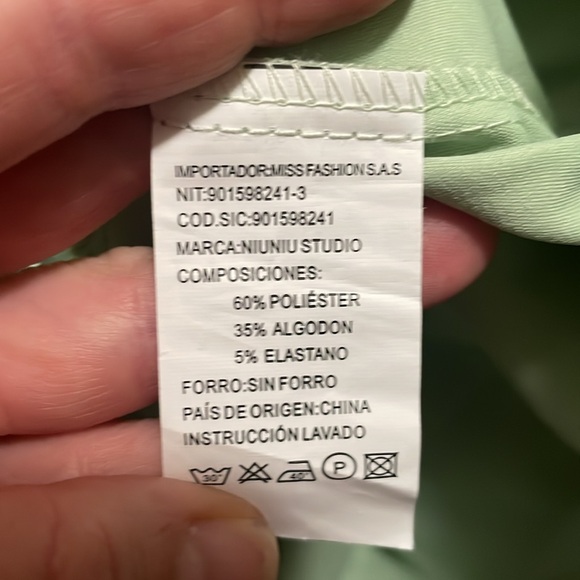 Mint Green Women's Romper - Picture 9 of 9